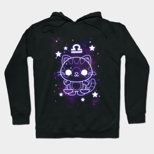 libra kawaii zodiac sign Hoodie